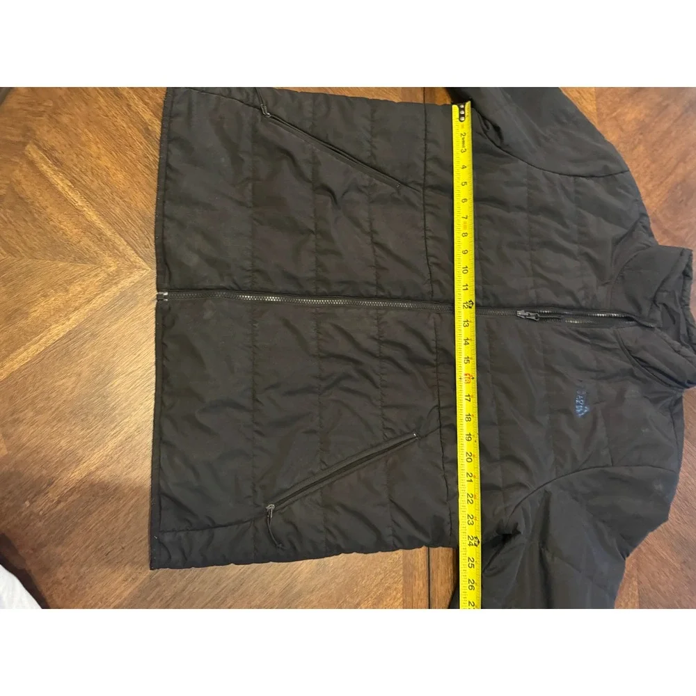 The North Face Black Puffer‎ Jacket Lightweight Full Zip Coat |v1